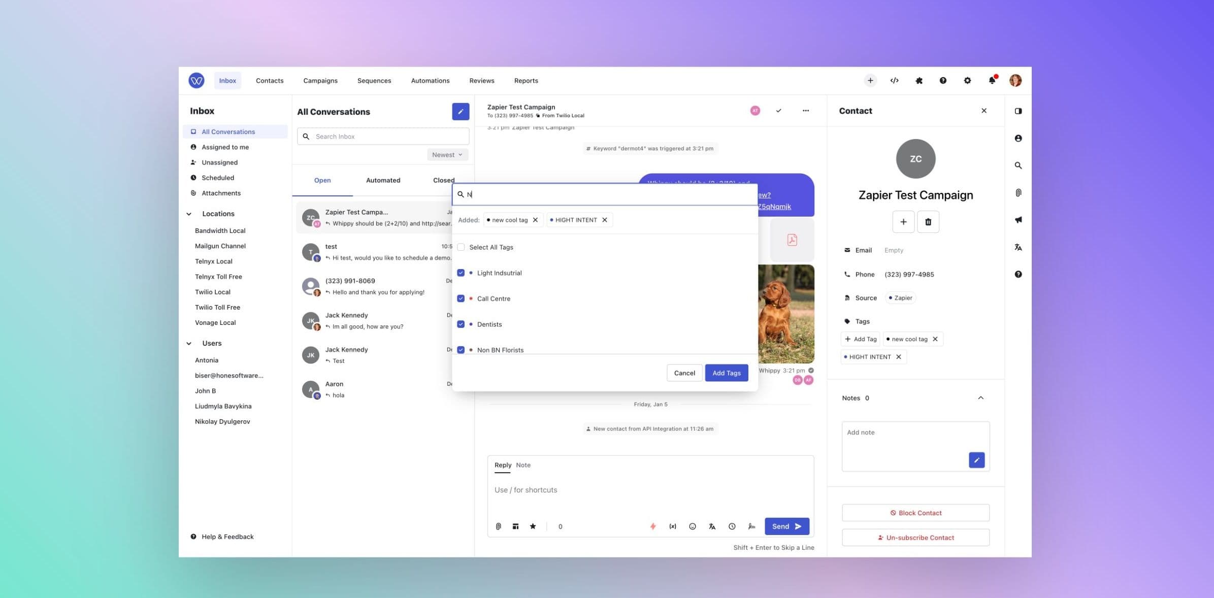 Tagging UI Updates Image